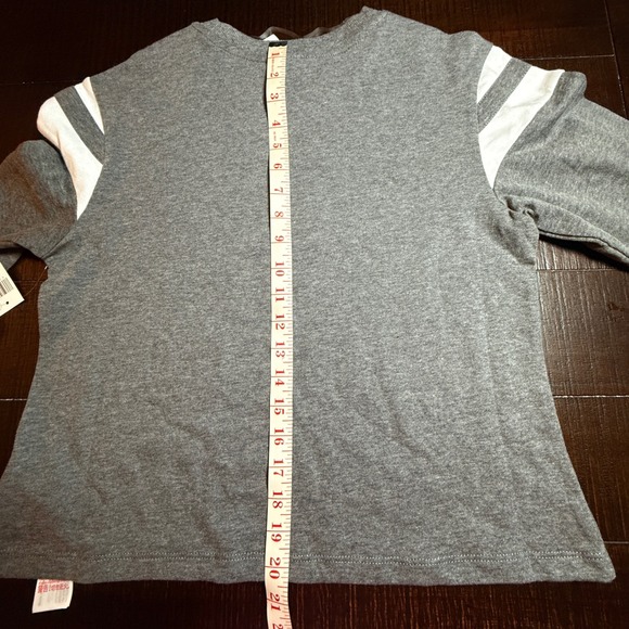 Disney Parks Walt Disney World Mickey Mouse Gray Varsity Stripe Long Sleeve S - Picture 12 of 13